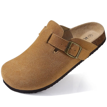Suede Cork Mule